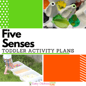 Five Senses Toddler Activity Plans