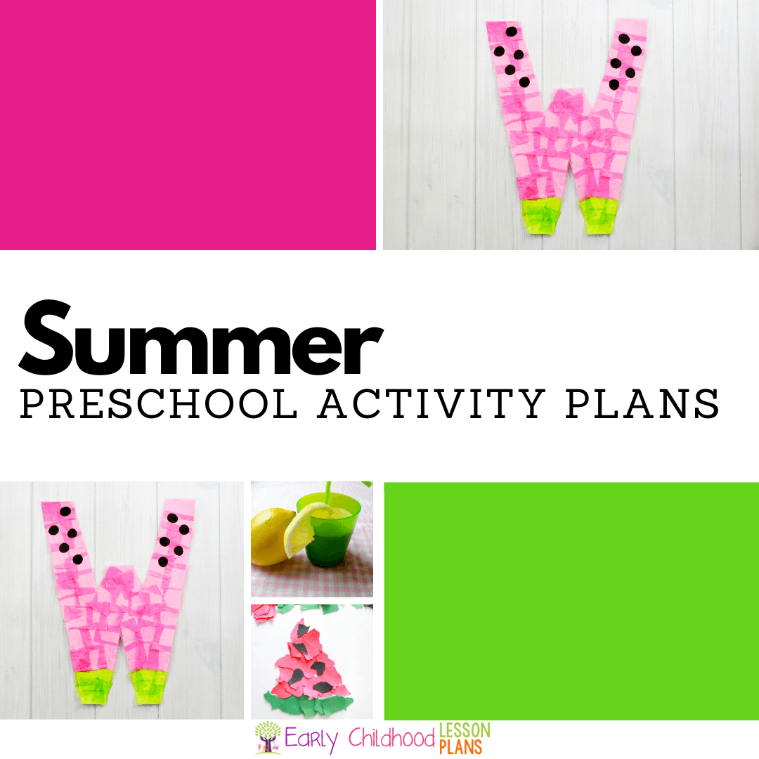summer themed infant lesson plans Summer Preschool Activity Plans