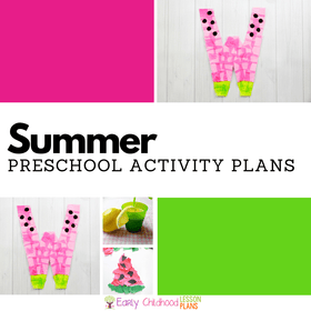 Summer Preschool Activity Plans