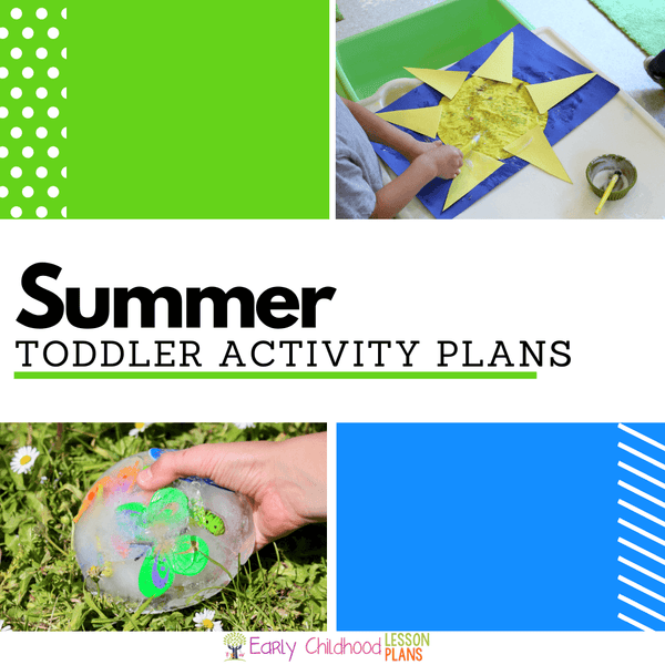Summer Toddler Activity Plans