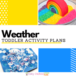 Weather Toddler Activity Plans